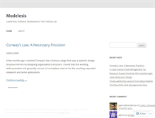 Tablet Screenshot of modelesis.com